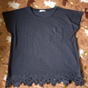 [Unused] DRESKIP Navy T-shirt for Women